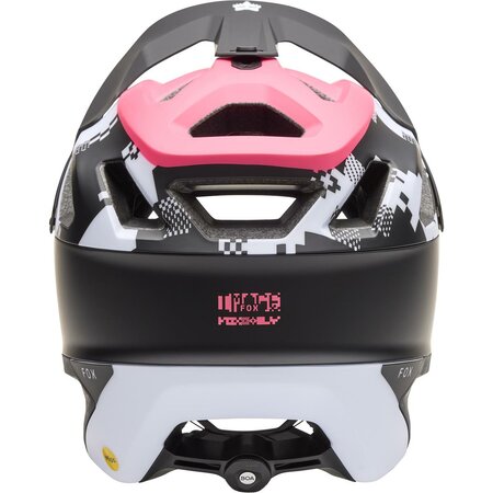 Cyklistická prilba Fox Racing Dropframe Pro Digi Image Ce Black/White Cyklistická prilba Fox Racing Dropframe Pro Digi Image Ce Black/White