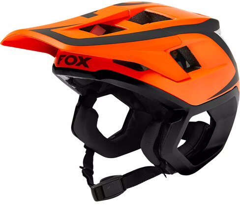 Cyklistická prilba Fox Racing Dropframe Pro Dvide Ce Fluo Orange