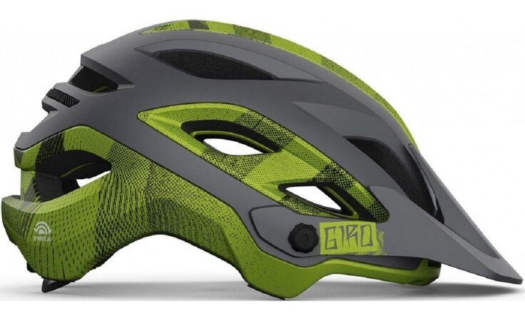 Cyklistická prilba Giro Manifest Spherical Mat Metalic Black/Lime