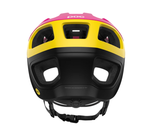 Cyklistická prilba POC Cularis Pure Rhos Red Matt/Citrine Yellow Matt