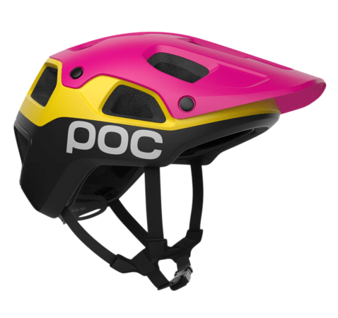 Cyklistická prilba POC Cularis Pure Rhos Red Matt/Citrine Yellow Matt