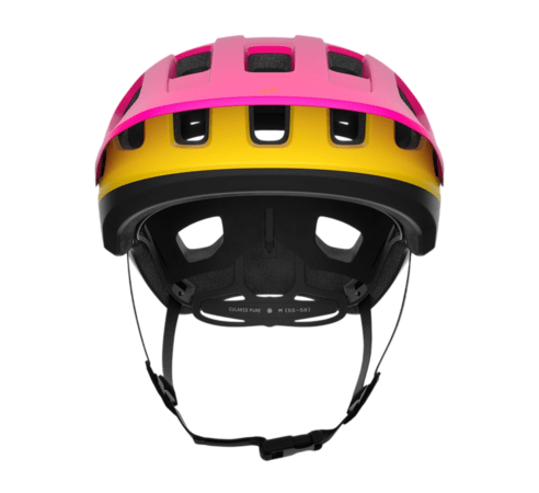 Cyklistická prilba POC Cularis Pure Rhos Red Matt/Citrine Yellow Matt