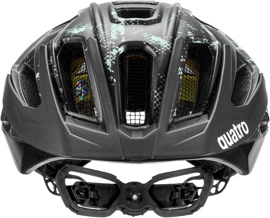 Prilba Uvex Quatro CC MIPS Black/Jade Matt