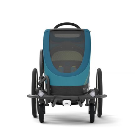 Cyklistický vozík Cybex Zeno Bike One Black Maliblue/Mid Turquoise