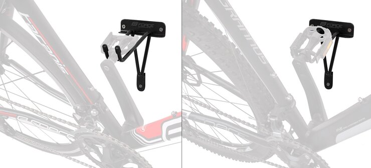 Držiak bicykla na stenu Force ECO Čierny