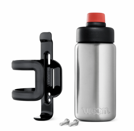 Fľaša Woom Glug s košíkom Nerez