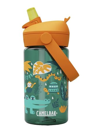 Detská fľaša Camelbak Thrive Flip Straw Kids 0,4 l Jungle Animals