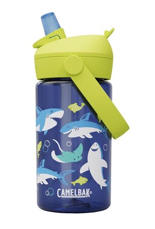 Detská fľaša Camelbak Thrive Flip Straw Kids 0,4 l Shark and Rays
