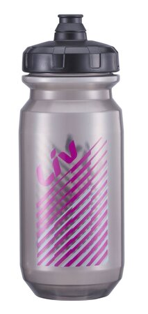 Fľaša Liv Doublespring 600 ml Trasparent Black/Pink