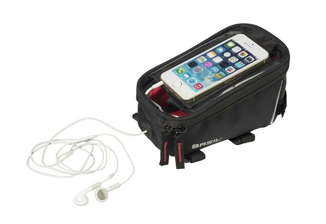 Kapsička BBB Basil Sport Design Frame Bag Čierna