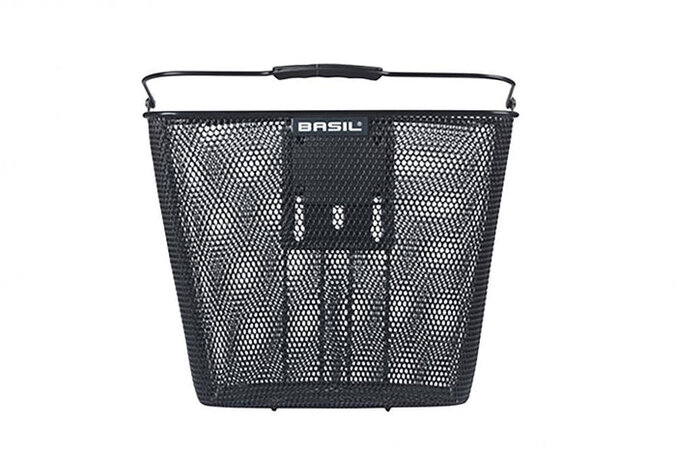Predný košík na bicykel Basil Bilbao Čierna
