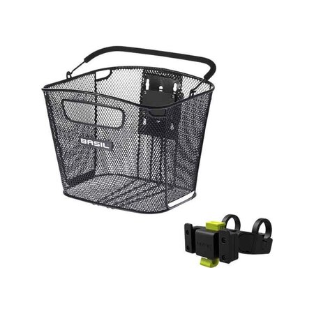 Predný košík na bicykel Basil Bold Front KF + KF Handlebarholder