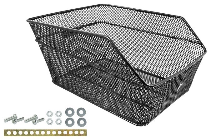 Košík Force na zadný nosič malý Čierny