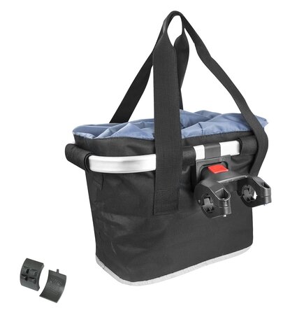 Košík na riadidlá Force Klick 31,8 mm plátený