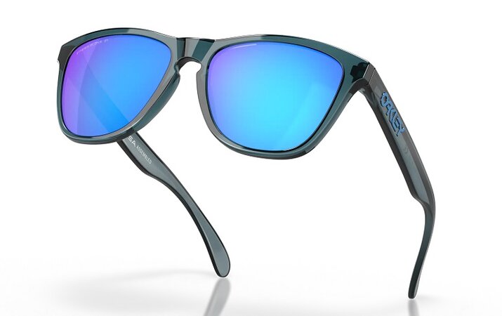 Okuliare Oakley Frogskins Crystal Black W/Prizm Saphire