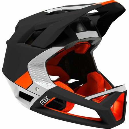 Prilba Fox Racing Proframe Helmet Blocked Black