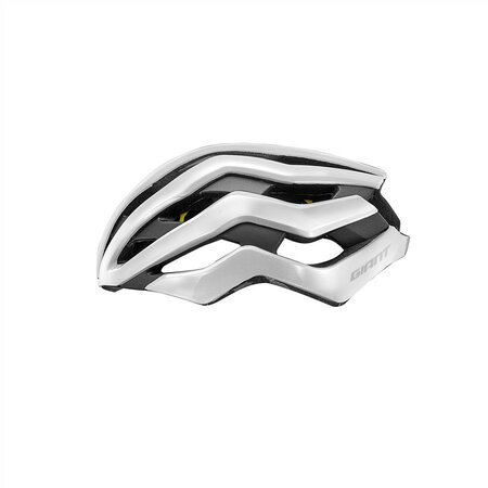 Prilba Giant Rev Pro Gloss Metallic White