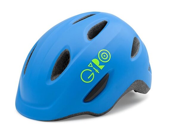 Prilba Giro Scamp Mat Blue/Lime