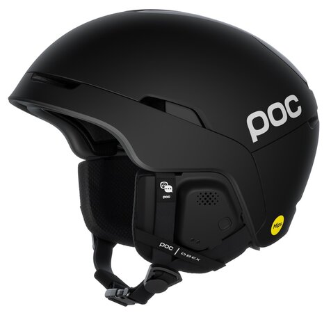 Lyžiarska prilba POC Obex Mips Communication Uranium Black Matt