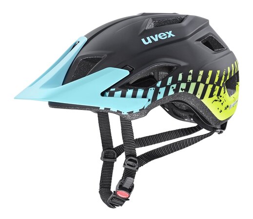 Prilba Uvex Access Black Aqua Lime Mat