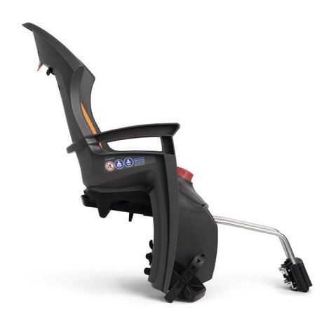 Detská sedačka s uzamykateľným držiakom Hamax Siesta Grey/Orange