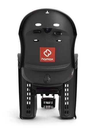 Detská sedačka s uzamykateľným držiakom Hamax Siesta Grey/Orange