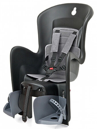 Detská sedačka Polisport Bilby na nosič Čierna