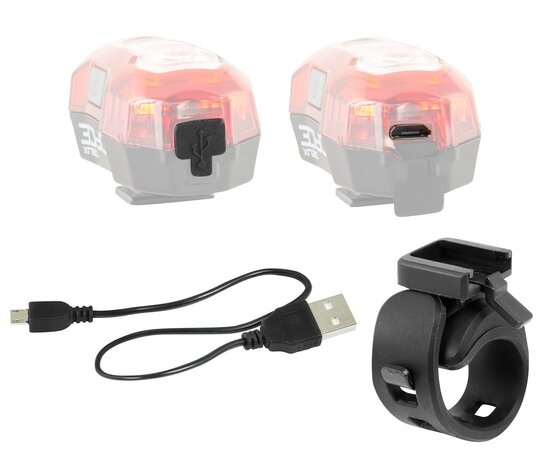 Zadná blikačka Force Deux 5x LED, USB
