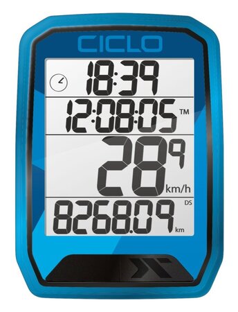 Tachometer CicloSport Protos 113 Drôtový Modrý