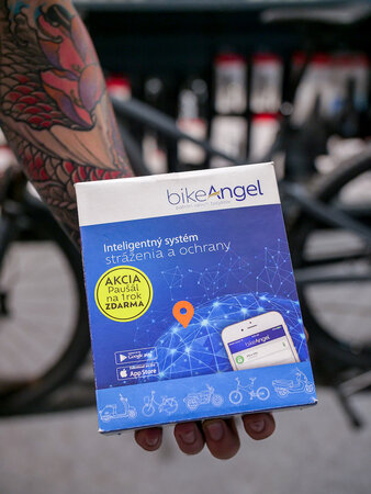Inteligentný systém stráženie a ochrany Bike Angel