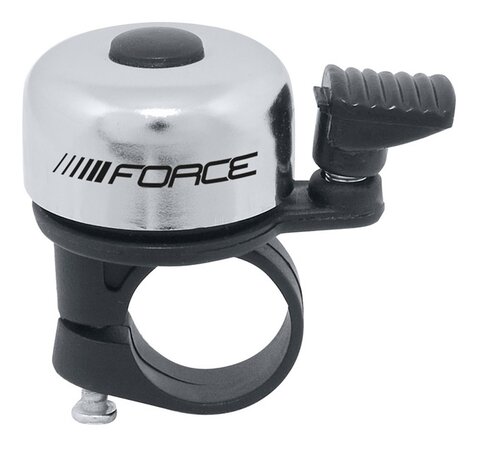 Zvonček Force Mini Fe/plast 22,2 mm paličkový Strieborná
