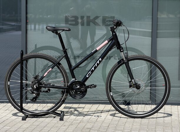 Testovaný bicykel CTM Maxima 3.0 Matná Čierna/Lesklá Staroružová 2025