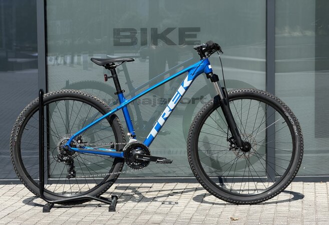 Testovaný bicykel Trek Marlin 4 Alpine Blue R115