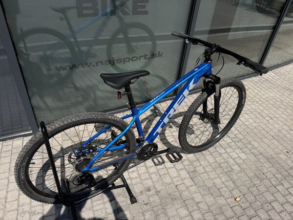 Testovaný bicykel Trek Marlin 4 Alpine Blue R115