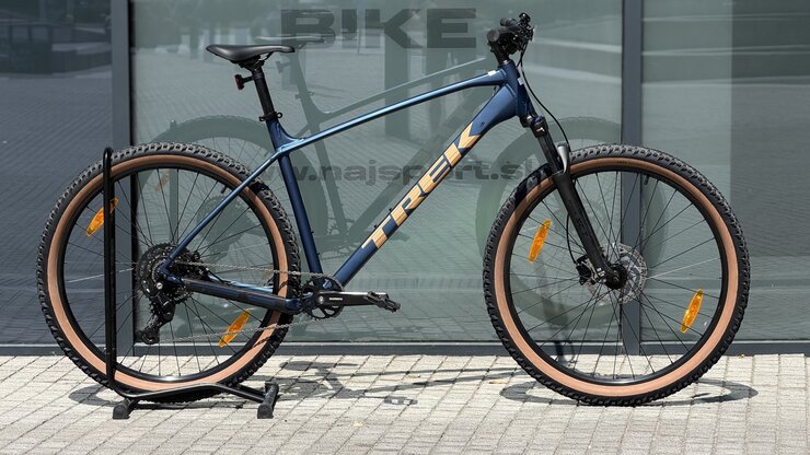 Testovaný bicykel Trek Marlin 5 Gen 3 Mulsanne Blue 2026 R108