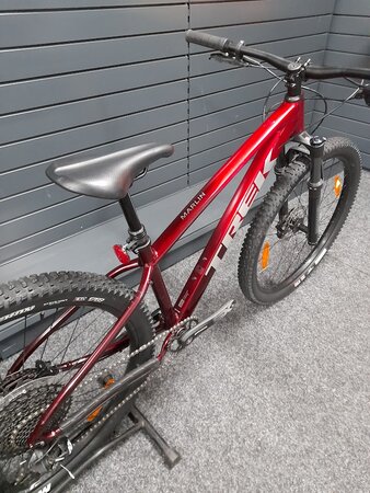 Testovaný bicykel Trek Marlin 7 Gen 3 Fury Red B-KH-2