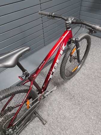 Testovaný bicykel Trek Marlin 7 Gen 3 Fury Red B-KH-3