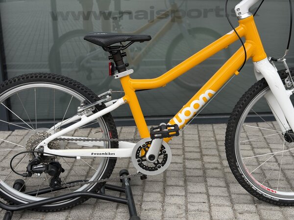 Testovaný bicykel Woom 4 GO Vibrant Yellow
