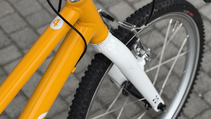 Testovaný bicykel Woom 4 GO Vibrant Yellow