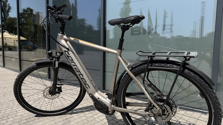 Testovaný elektrobicykel Corratec E-Power Trekking 28 SE 3.0 CX7 12S Gent