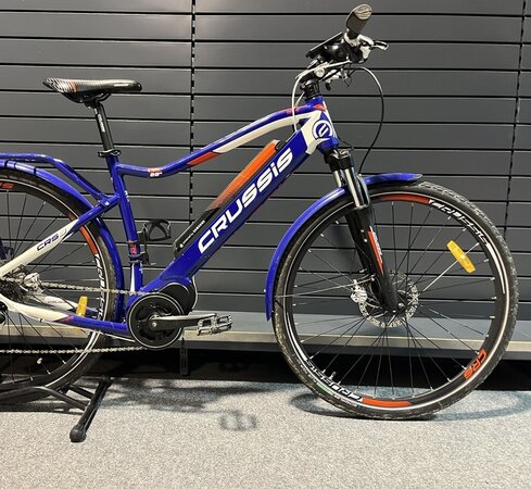 Testovaný Elektrobicykel Crussis e-Gordo 7.4 Blue/White 2019