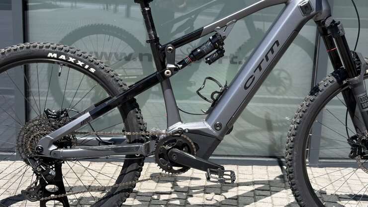 Testovaný elektrobicykel CTM Areon GX Comp Čierna/Matná Antracitová 2026