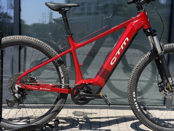 Testovaný elektrobicykel CTM Pulze GX Červená 2026 R027