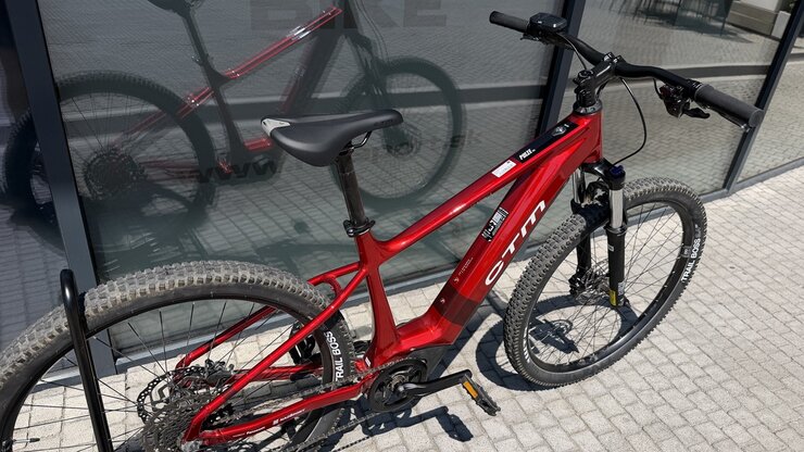 Testovaný elektrobicykel CTM Pulze GX Červená 2026 R027