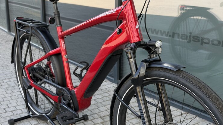 Testovaný elektrobicykel Specialized Turbo Vado 5.0 IGH Red Tint