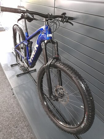 Testovaný elektrobicykel Trek Rail+ 9.5 Gen 4 Hex Blue 2023