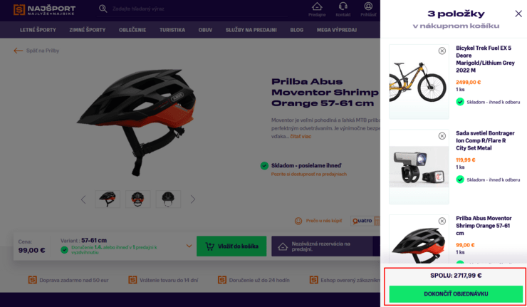 Využi kupón CYKLO150 na Príslušenstvo a Komponenty pri kúpe bajku nad 1450 €