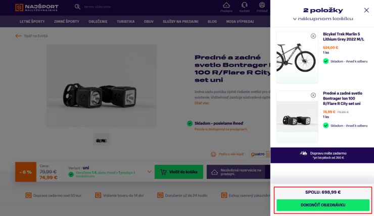 Využi kupón CYKLO60 na Príslušenstvo a Komponenty pri kúpe bajku nad 550 €