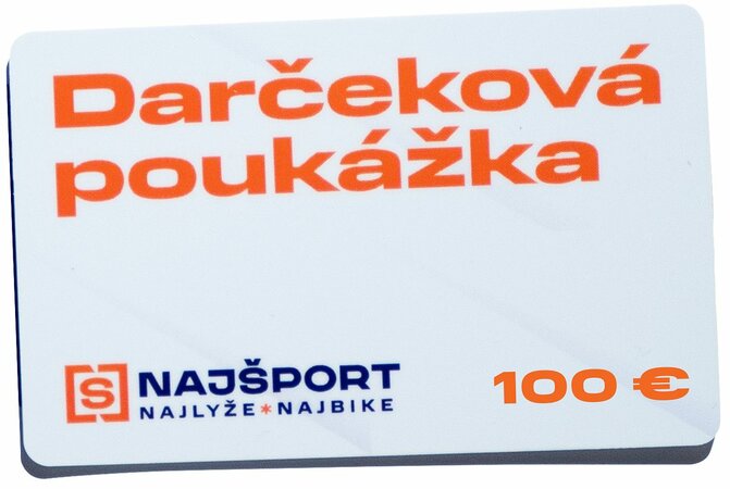 Eshop darčekový poukaz na 100 €