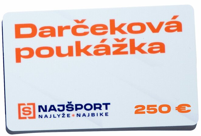 Eshop darčekový poukaz na 250 € Eshop darčekový poukaz na 250 €